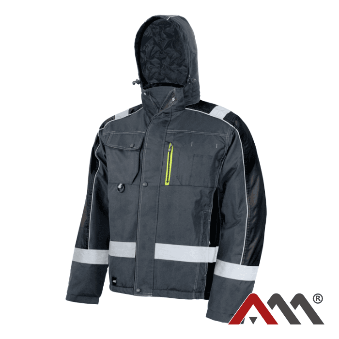 CLASSWORK Black/Grey Winter Jacket / Gray