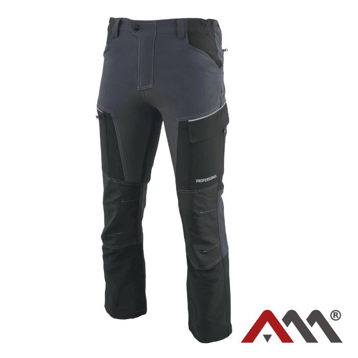 PROFESSIONAL Grey Softshell Trousers / Gray
